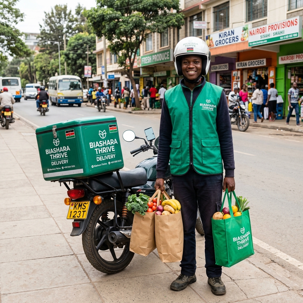 Convenient local delivery and M-Pesa payment